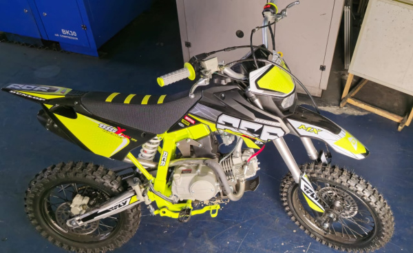 Питбайк Racer (Рейсер) MX125E зелёный | Мототека Питбайк Racer (Рейсер) MX125E зелёный | Мототека